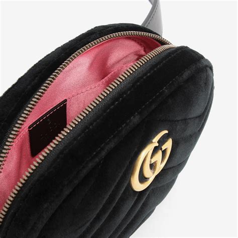 gucci marmont fanny pack velvet|Gucci Marmont bag from nancy.